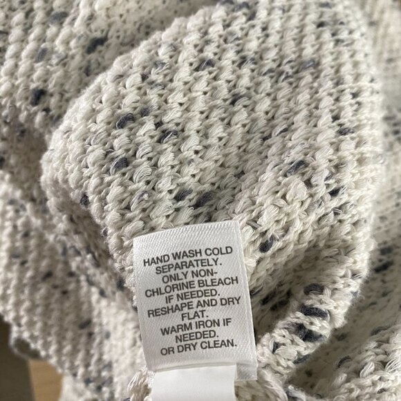 J. Jill Pure Open Cardigan Sweater Large Cotton Multicolored CJ-1400 - Picture 7 of 10